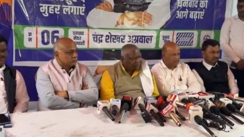 Dhanbad Mayor Election 2026: मेयर चुनाव में शेखर अग्रवाल के समर्थन में उतरे MLA मथुरा महतो और अरूप चटर्जी