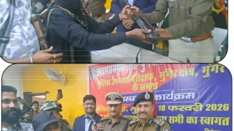 नक्सलमुक्त हुआ बिहार! 25 साल से फरार इनामी माओवादी सुरेश कोड़ा ने AK-47 संग किया सरेंडर