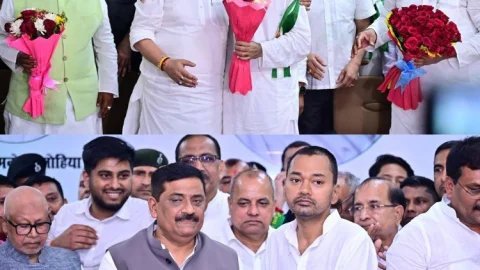 बिहार: नीतीश कुमार के बेटे निशांत कुमार JDU में शामिल, लगे ‘CM निशांत’ के नारे