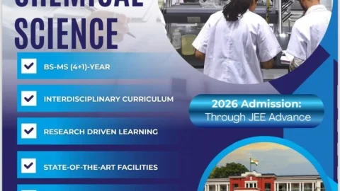 IIT ISM धनबाद में एडमिशन का सुनहरा मौका! केमिकल साइंस BS-MS 2026 के लिए आवेदन शुरू