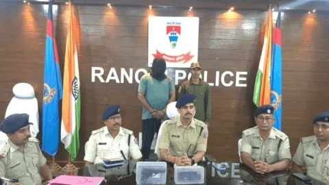 रांची में बड़ा नक्सल ऑपरेशन: TSPC का खूंखार सब जोनल कमांडर विरम राम गिरफ्तार, 25+ वारदातों का खुलासा