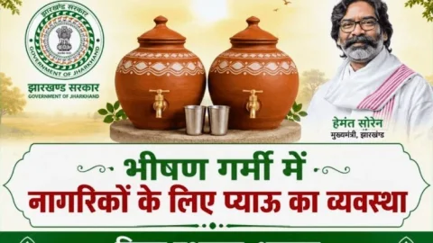 धनबाद में हीट वेव से राहत: सिटी सेंटर समेत प्रमुख चौक-चौराहों पर प्याऊ और सड़कों पर शेड की व्यवस्था