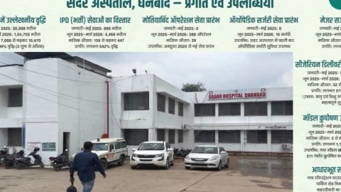 धनबाद सदर अस्पताल की ऐतिहासिक उड़ान: IPD में 542%, OPD में 199% और ऑर्थोपेडिक सर्जरी में 409% की रिकॉर्ड बढ़ोतरी