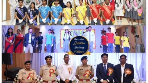 धनबाद: DM पब्लिक स्कूल पर्सिया में चौथे इन्वेस्टिचर सेरेमनी का भव्य आयोजन, छात्र परिषद ने ली नेतृत्व की शपथ