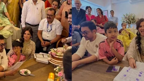 61 की उम्र में तीसरी बार दूल्हे बने आमिर खान, गर्लफ्रेंड गौरी स्प्रैट से रचाई शादी; अंबानी-आशुतोष समेत कई दिग्गज पहुंचे