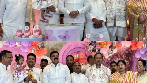 धनबाद: बिजनेसमैन रविशंकर सिंह की पोती के पहले जन्मदिन पर सजा हाई-प्रोफाइल जश्न
