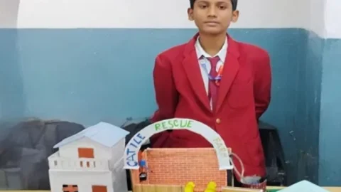 आग से मवेशियों की जान बचाएगा छात्र भुवन का 'कैटल रेस्क्यू फार्म', INSPIRE MANAK Award के लिए चयनित