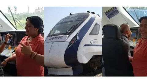 वंदे भारत के लोको पायलट केबिन में वायरल हुई रील! TI की पत्नी का डांस पहुंचा रेलवे बोर्ड, सुरक्षा पर सवाल
