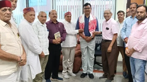 राष्ट्रपति भवन के ‘एट होम’ समारोह में शामिल हुए प्रो. धीरज कुमार, ओम दिनकर सेवा ट्रस्ट ने किया सम्मानित