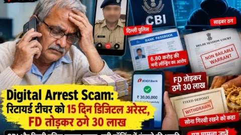 Bihar: पटना में रिटायर्ड टीचर को 15 दिन डिजिटल अरेस्ट रखा, FD तोड़कर ठगे 30 लाख