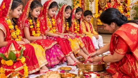 Kanya Pujan Rules: पहली बार कर रहे हैं कन्या पूजन? जान लें ये 5 जरूरी नियम