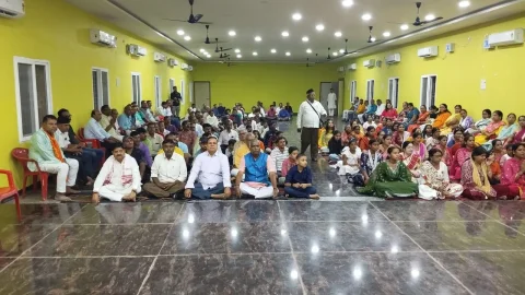 धनबाद में RSS का शरद पूर्णिमा उत्सव, खीर भोज में शामिल हुए विधायक राज सिन्हा